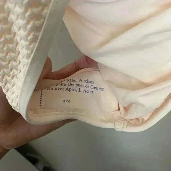 SEAFOLLY Dream Catcher Halter One-Piece Swimsuit Ecru Size 10 - Picture 7 of 14